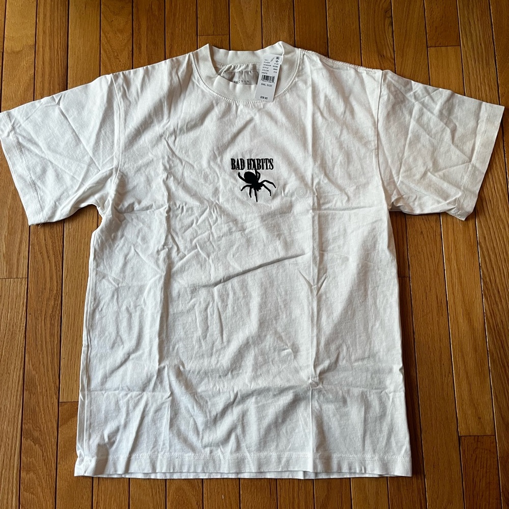 Bad Habits White T-Shirt